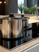 Cookware on premium cooktop